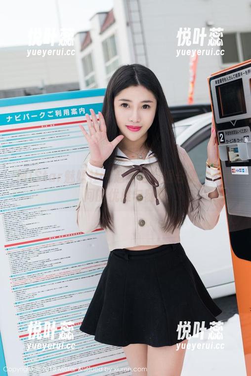MiStar魅妍社 - 赵梦洁制服合集：无意间的优雅与随性