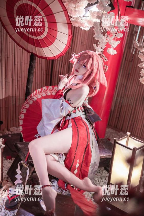 夏夏子新作上线——和服写真集，穿得好像古代的网红！
