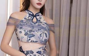 秀人网 - 免费来一波，软糖爱喝奶的连衣裙套图，让你一秒钟变身时髦精！